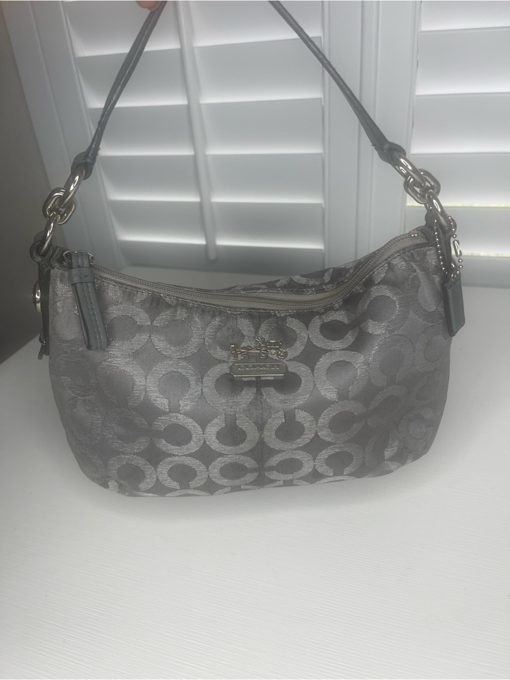 Coach Madison Ops Art Sateen “Maggie” Hobo Shoulder Bag
